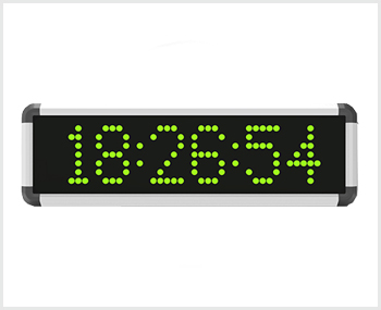 Tek Taraflı PoE & Wifi Dijital Saat